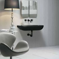 09 Line Nuvola Wash Basin In Antracite Colour Design Angeletti Ruzza For Azzurra