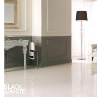 10 Line  Black And White Reproduction Of Marble By Leonardo Ceramica