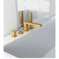 23 Gold Bath Mixer Line Stylos By Mamoli