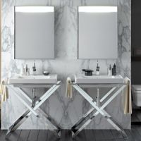 16 Line Era With Basins On Cross Steel Frame By Keramag
